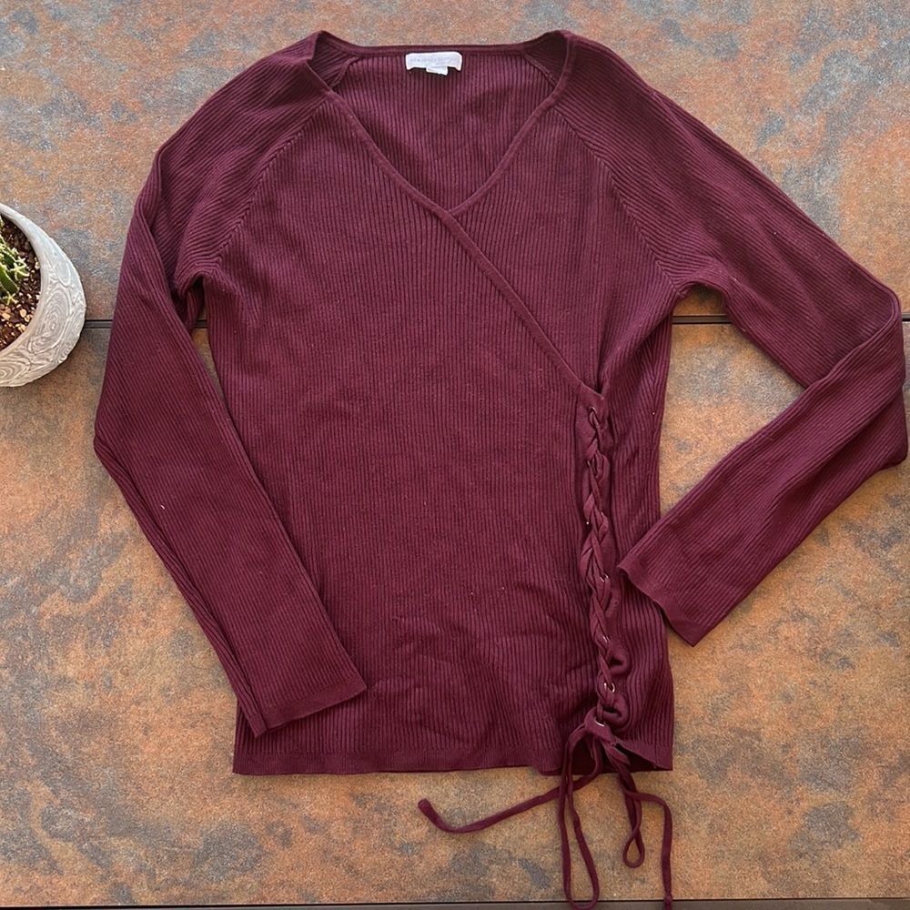 magenta sweater
